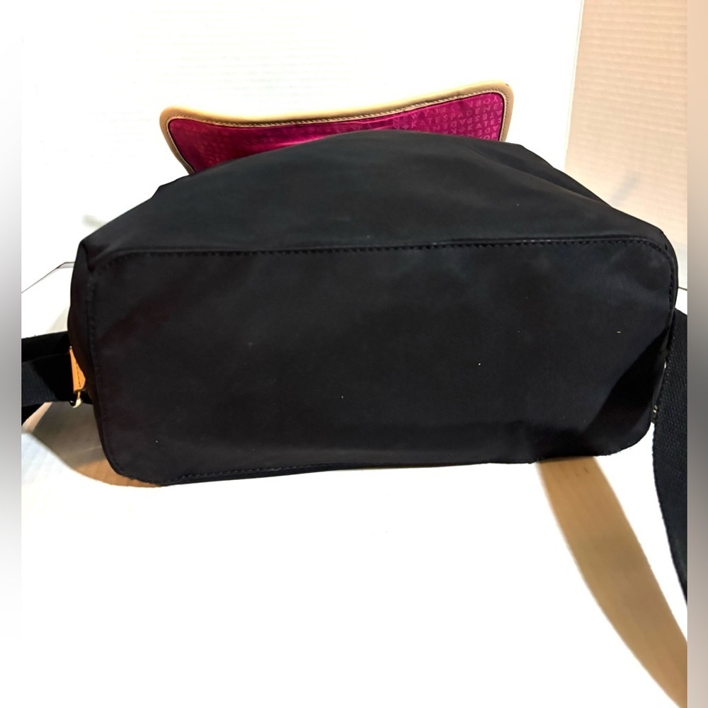 Kate Spade Black and Tan Backpack - Picture 3 of 10